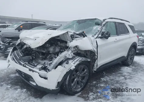 2022 Ford Explorer Xlt z USA, uszkodzony, nr VIN 1FMSK8DH1NGB72906